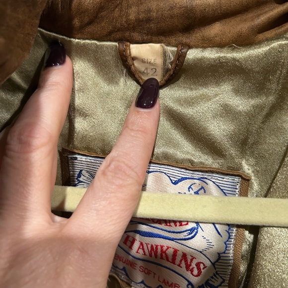 Brown Bomber Jacket in Soft Lamb Skin - Picture 3 of 10